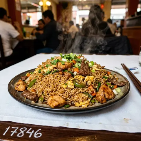 Arroz chaufa especial