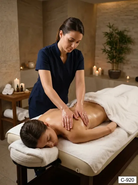 Masaje descontracturante de cuello y espalda