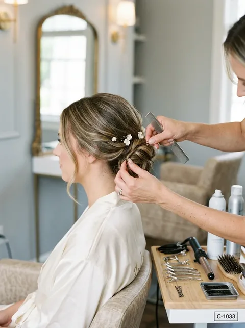 Peinado y maquillaje para novias elegantes
