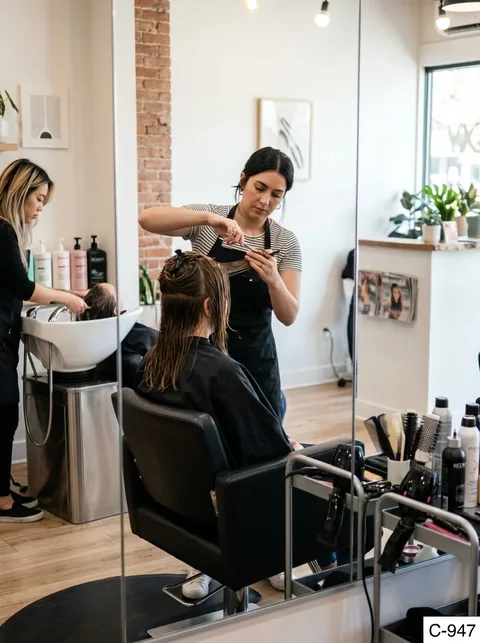 Corte de dama con lavado y peinado