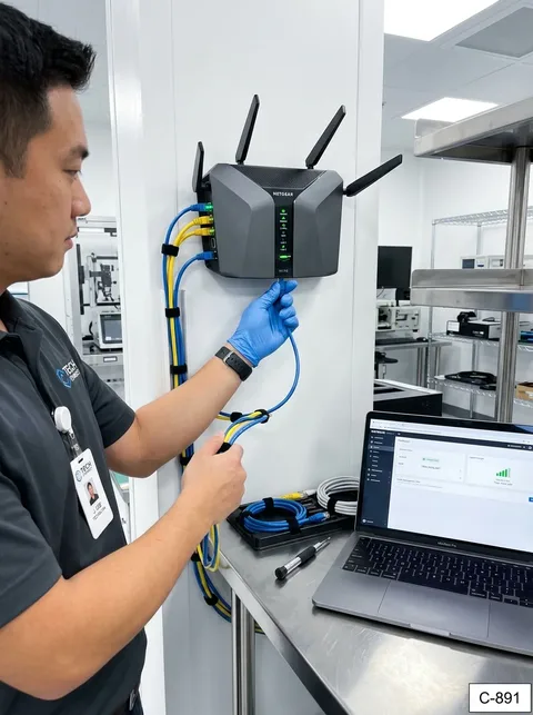 Instalación y cableado de redes wifi