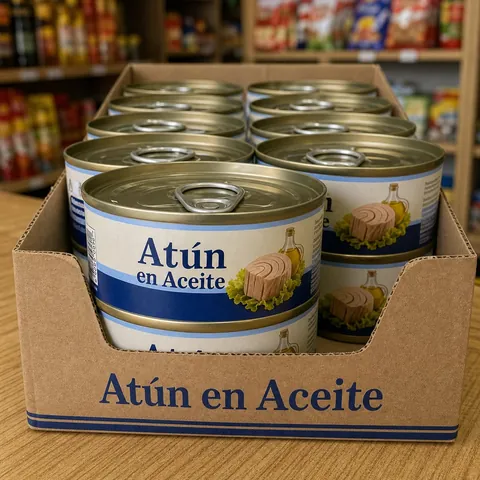 Caja de conservas de atún en aceite (24 latas)