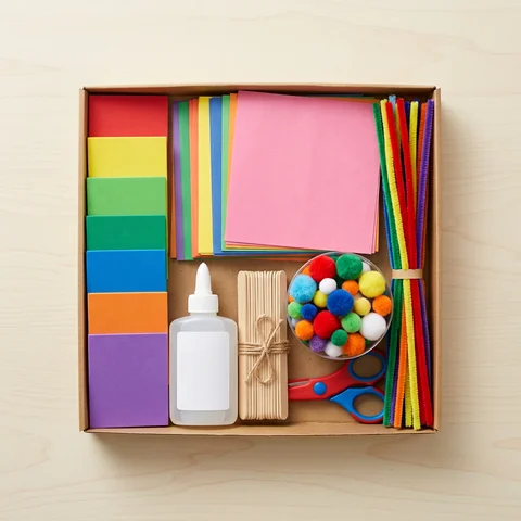 Set de manualidades escolares