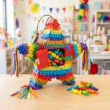 Piñata tematica rellena de dulces surtidos