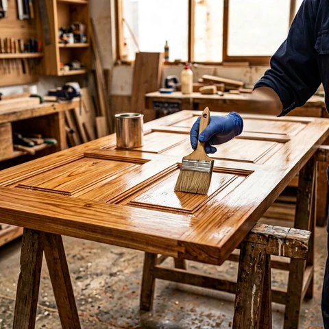 Reparación y barnizado de puertas y muebles