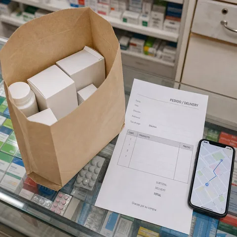 Entrega de medicamento a domicilio (24 horas)