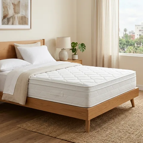 Dormitorio completo de melamina cama veladores
