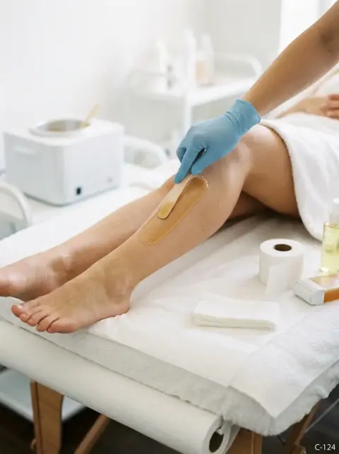 Depilación con cera de piernas completas y axilas
