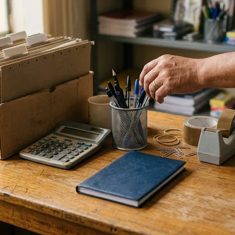 Artículos de oficina y papelería comercial