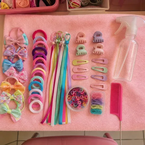 Peinado con rodetes para niñas coquetas