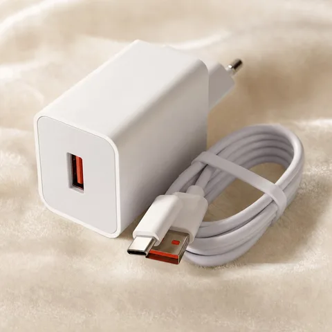 Cargador rapido con cable tipo C