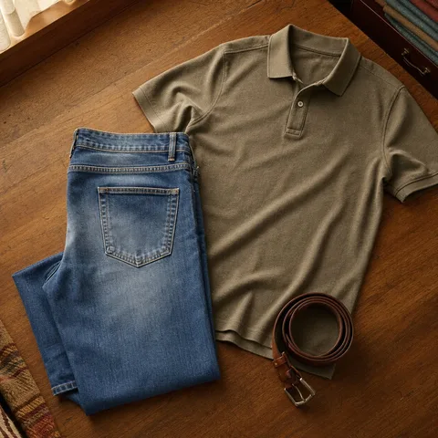 Pantalón jean para caballero adulto