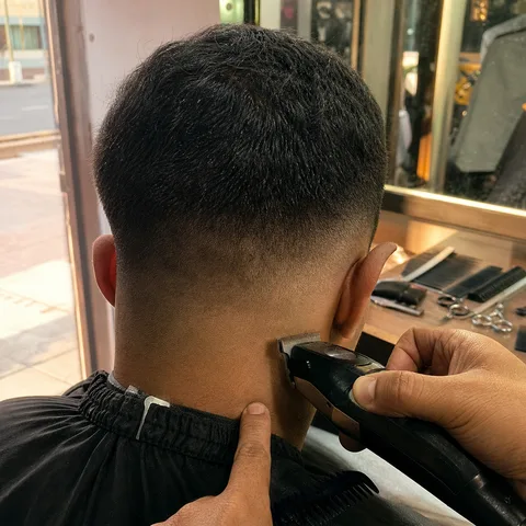 Corte clásico de cabello para caballero