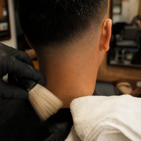 Remate de corte con navaja