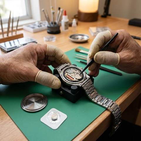 Cambio de pila de reloj