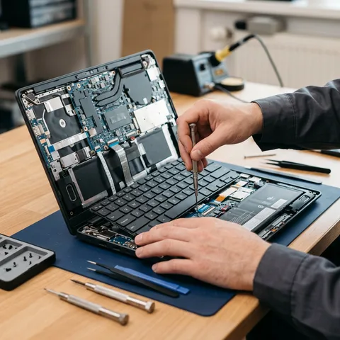 Cambio de pantalla LED para laptop