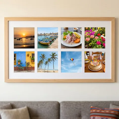 Artesanía en Madera - Cuadro Decorativo (40x50 cm)