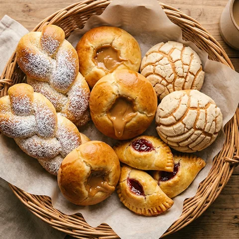 Pan dulce surtido