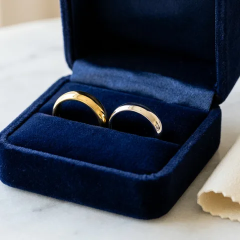 Alianzas de compromiso en oro 14k