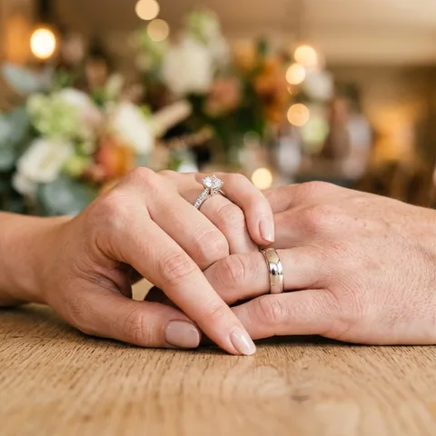 Argollas de matrimonio clásicas de oro