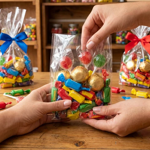 Bolsa de dulces para cumpleaños