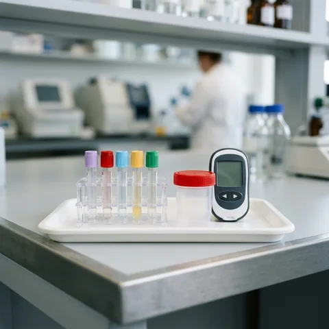 Paquete de laboratorio básico: hemograma + glucosa + examen de orina
