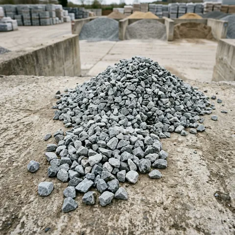 Piedra chancada para concreto por metro cúbico