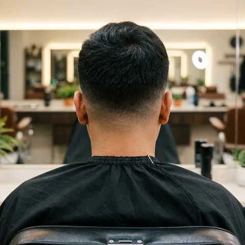 Corte degradado fade con acabado profesional