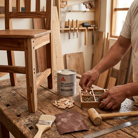 Reparación de muebles de melamina dañados