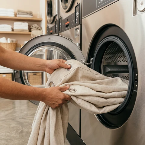 Lavado de cortinas desmontables por panel
