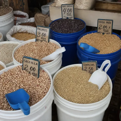 Canasta de abarrotes básicos del hogar