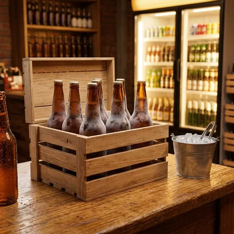 Caja de cerveza rubia 650 ml x 12 botellas