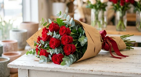 Ramo de flores frescas