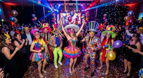 Hora loca con animador y música