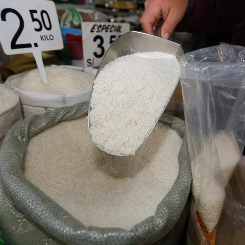 Arroz blanco graneado paquete kilo