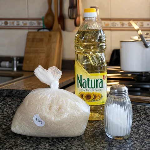 Arroz blanco graneado paquete kilo