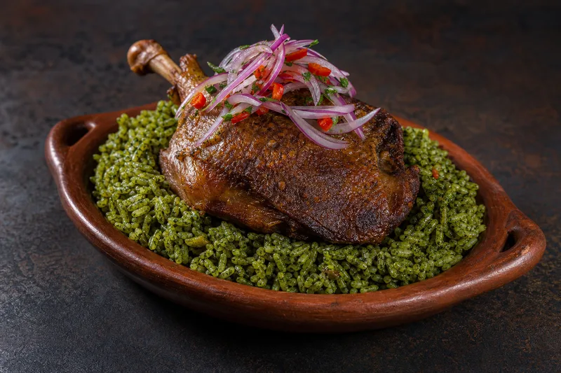 Arroz con pato del norte