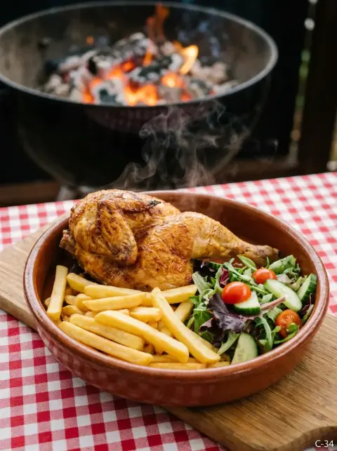 Pollo a la brasa (1/2)