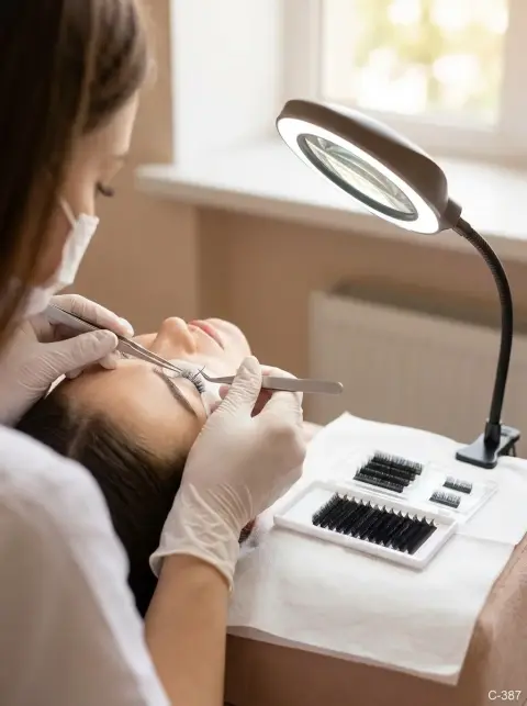Extensiones de pestañas