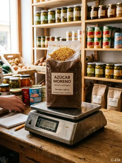 Azúcar rubia por kilo