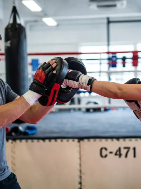 Clase de boxeo