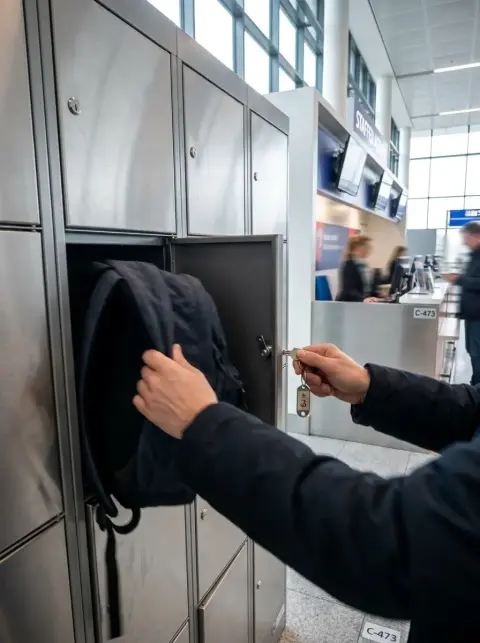 Alquiler de casillero de seguridad por 24 horas