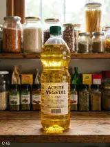 Aceite vegetal de cocina por litro
