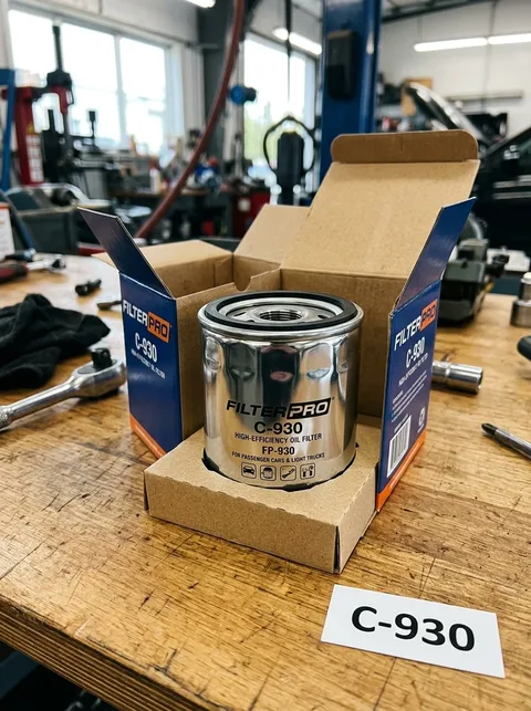 Cambio de filtro de aceite automotriz
