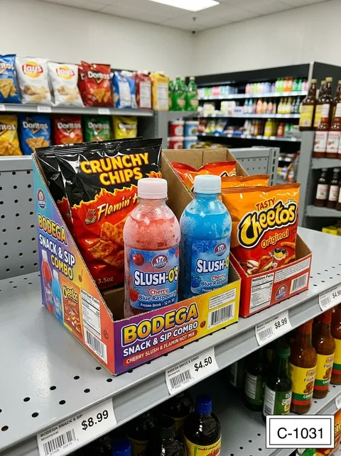 Snacks congelados para bodega de barrio