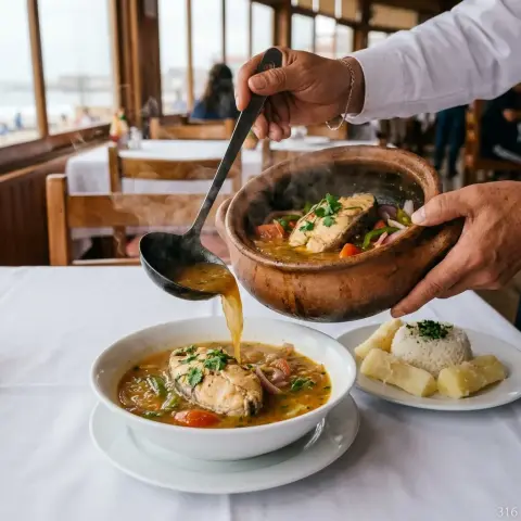 Sudado de Pescado - Sopa de Pescado con Verduras