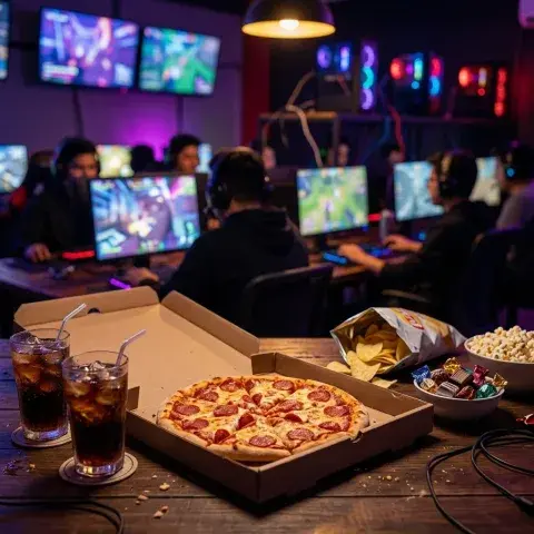 Snacks y bebidas