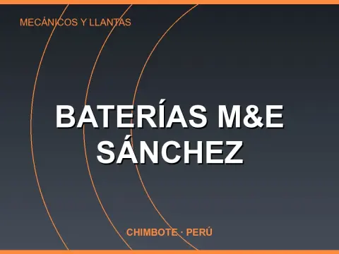 Baterías M&E Sánchez