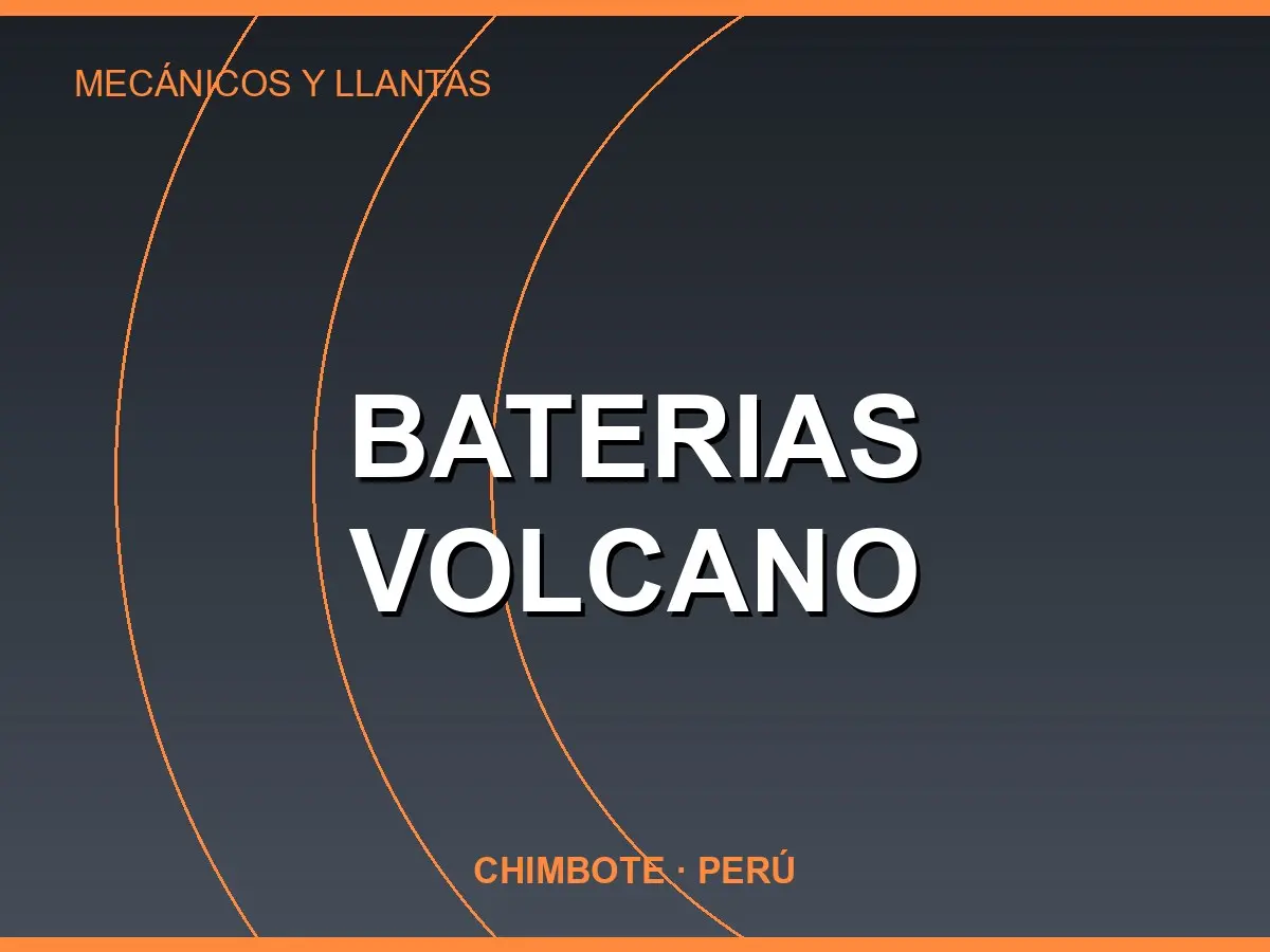 Abrir tarjeta de Baterias Volcano