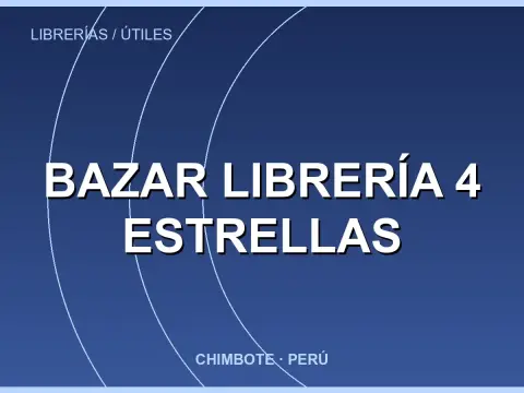 Bazar Librería 4 Estrellas